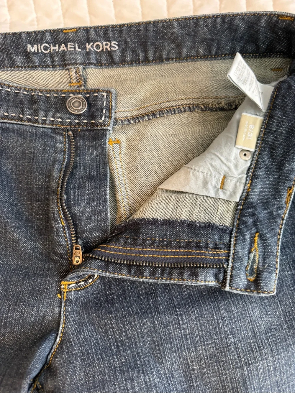 Michael Kors Women’s Blue Denim Jeans - Classic Back Pocket Detail